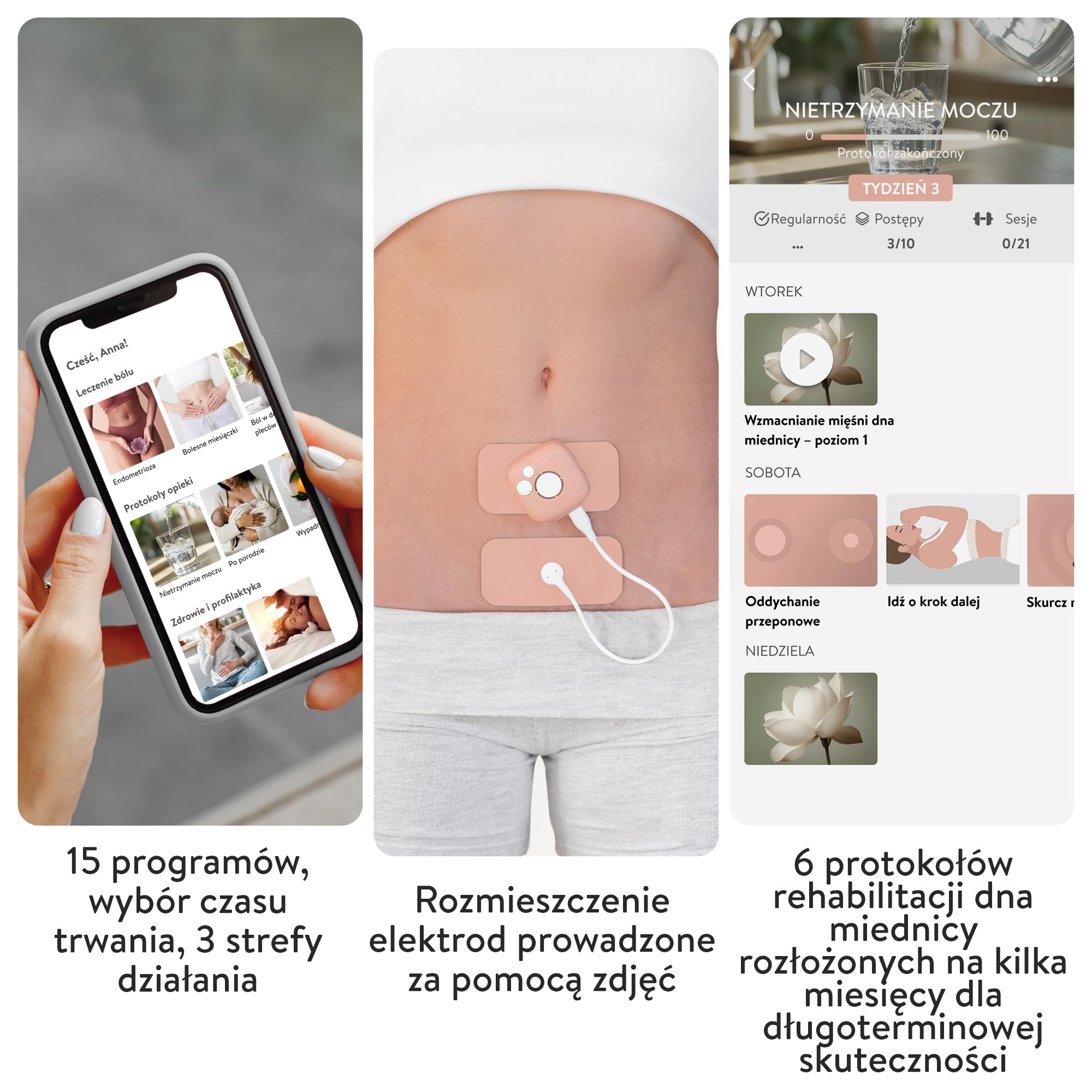 Pinktens – Połączone Urządzenie Medyczne, Na Bóle Menstruacyjne i Endometriozę, Wzmacnia i Ujędrnia Mięśnie Dna Miednicy, Zapobieganie Nietrzymaniu Moczu, Obniżeniu Narządów, Trener Mięśni Miednicy