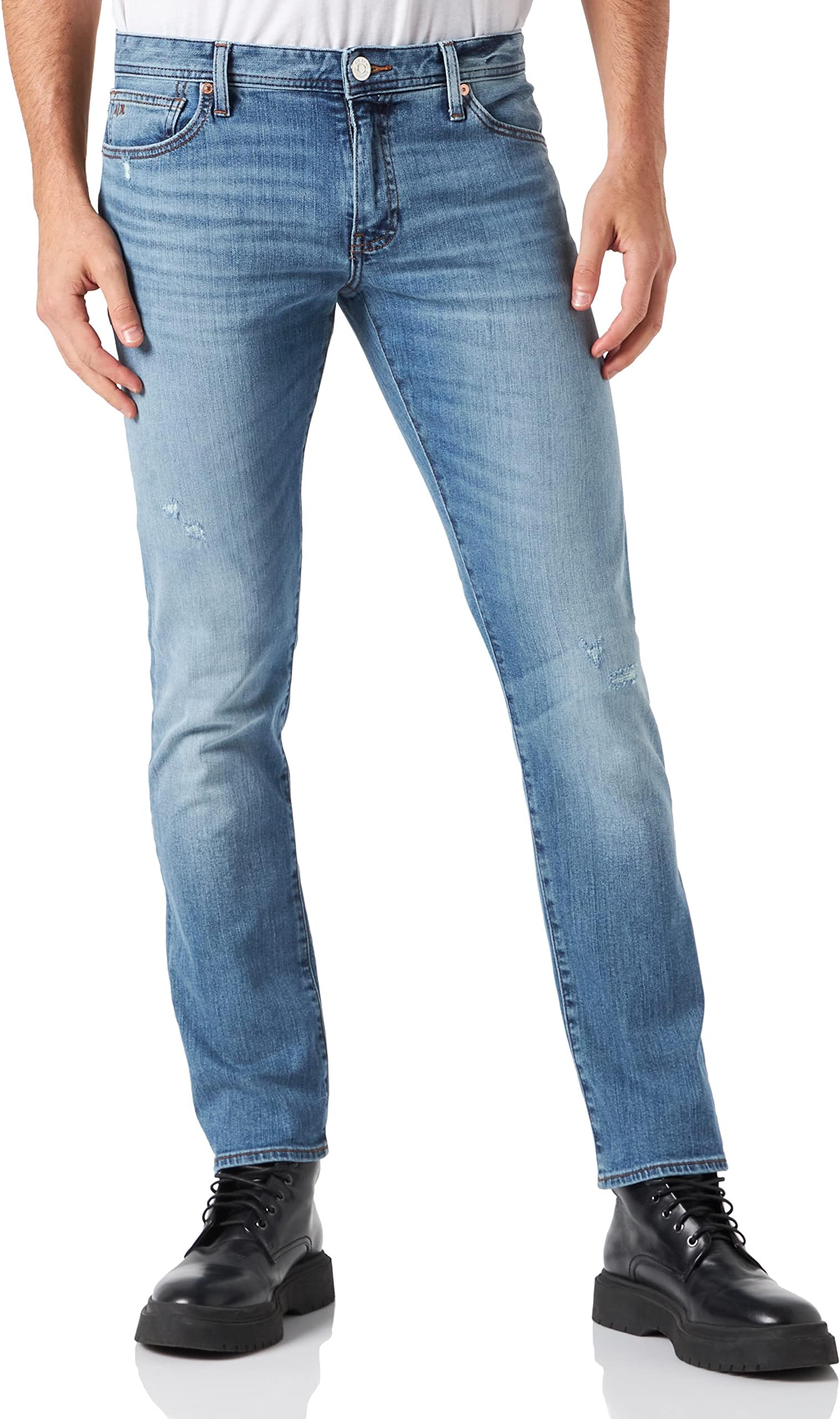 A｜X ARMANI EXCHANGEMen's Comfort Knit Denim Skinny Jeans