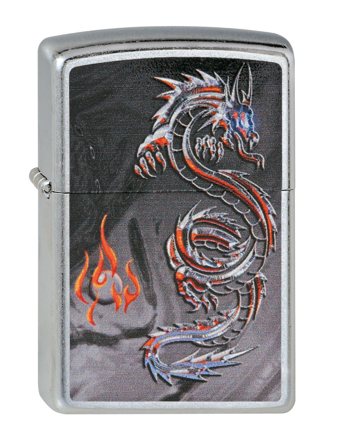 Zippo 2002019 No.207 Dragon Flame Cigarette Lighter
