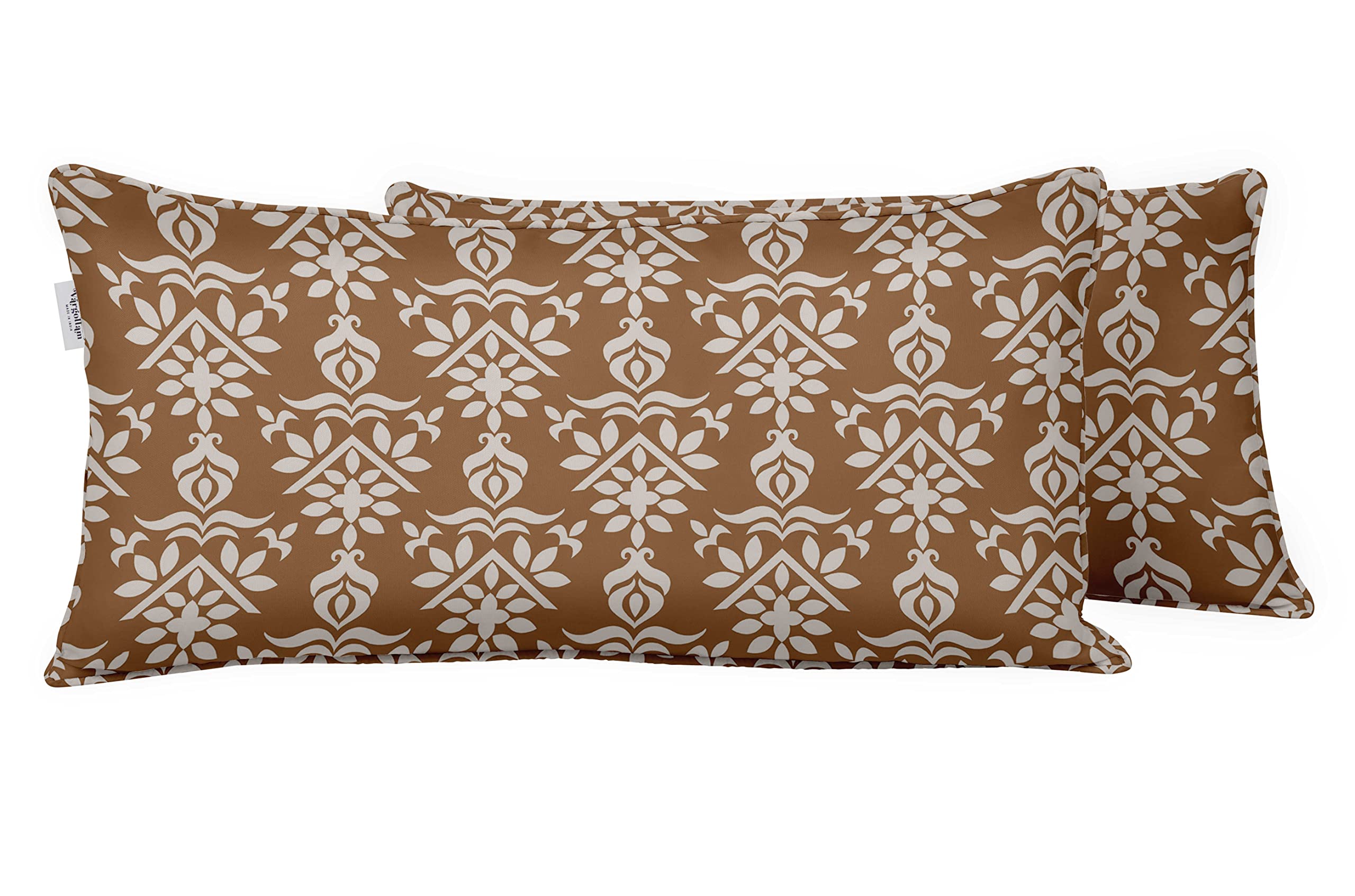 Coussin lombaire imperméable haut de gamme motif Bloc Asiatique pour extérieur
