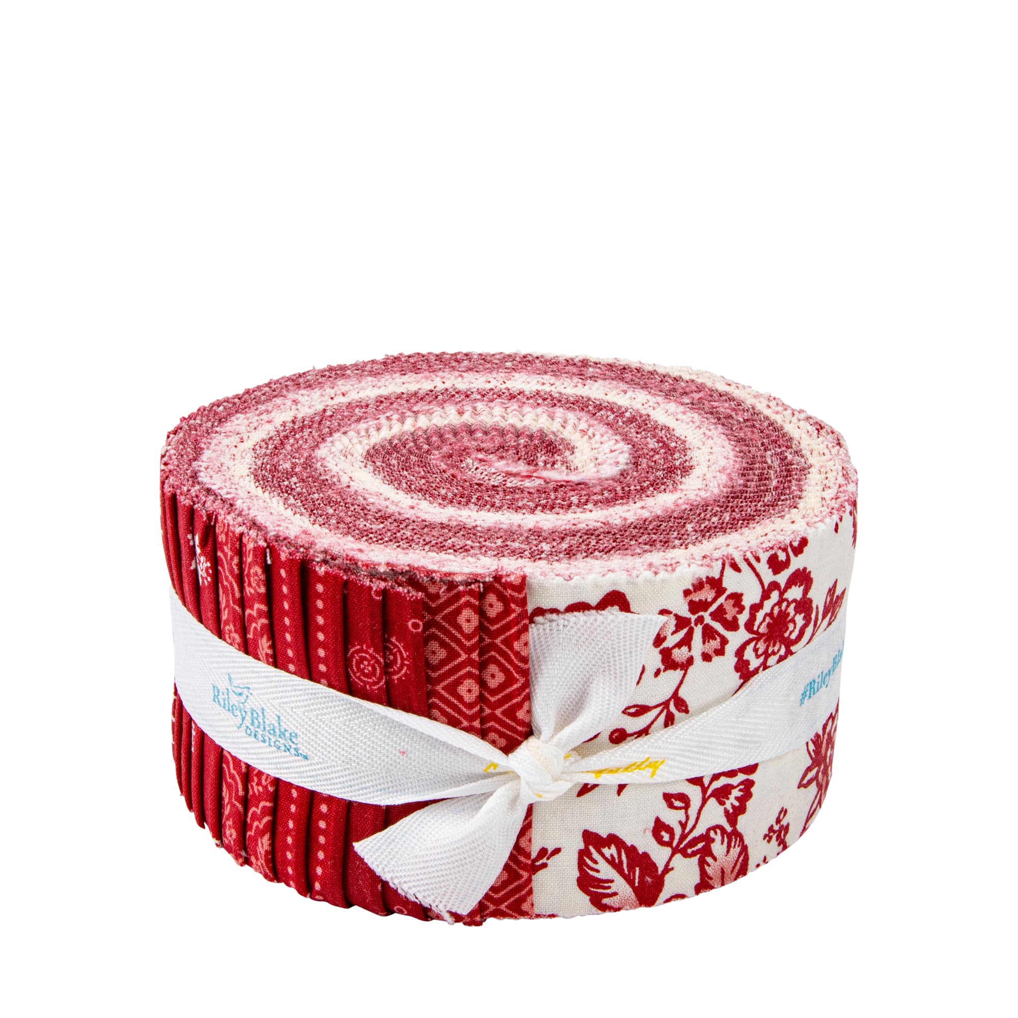 Red Delicious Rolie Polie 40 2.5-inch Strips Jelly Roll Riley Blake Designs RP-15660-40