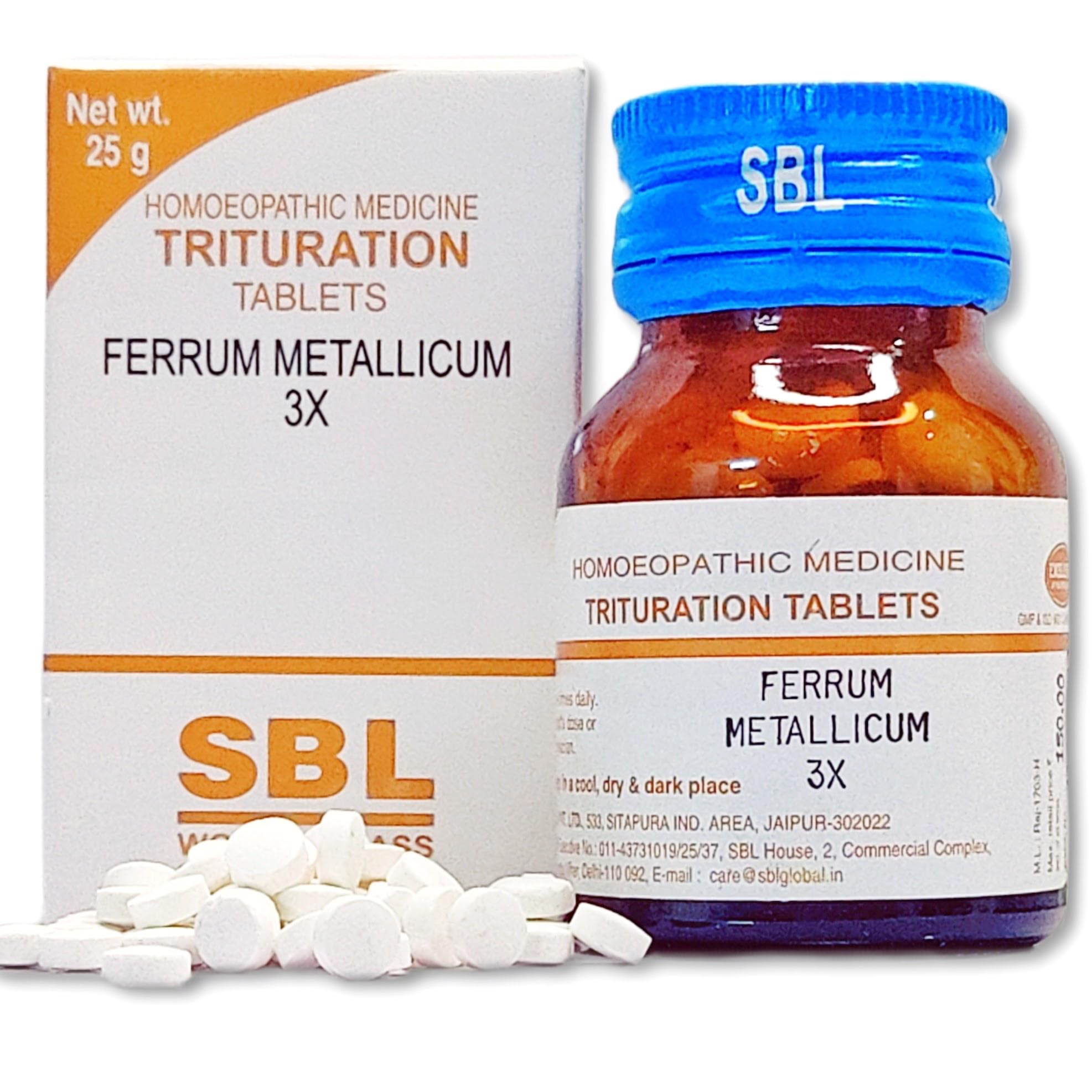 Sbl ferrum metallicum trituration tablet 3x || Pack of 2(25gx2) (B0CTMVBCZ5) Amazon Price History, Amazon Price Tracker