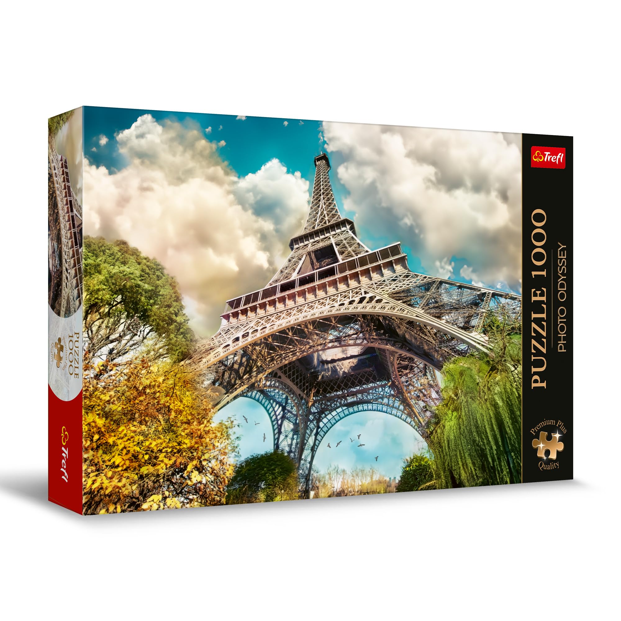 Trefl Mehrfarbig - Puzzle 1000 Teile, Der Eiffelturm In Paris,Premium Plus | Für Kinder Und Erwachsene Ab 14 Jahren, Hochwertige, Kreative Unterhaltung, Präzise Passende Teile