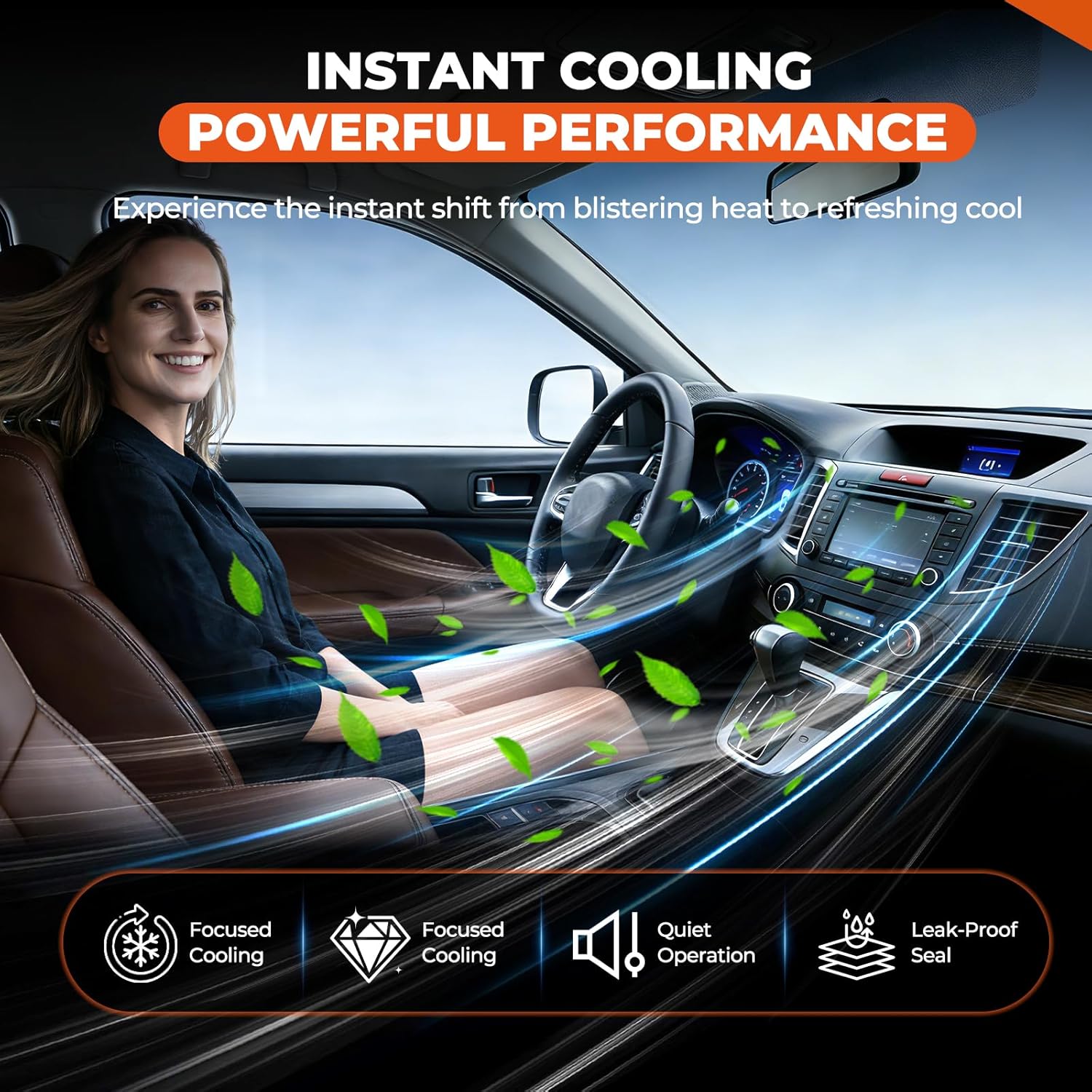 GEARLAST AC Compressor for Car, AC Compressor Kit Compatible with Honda Accord 2008-2015 Crosstour 2012-2015 Acura RDX V6 2013-2015 TL V6 2009-2014 TSX V6 2010-2014 Replaces 10SR15C