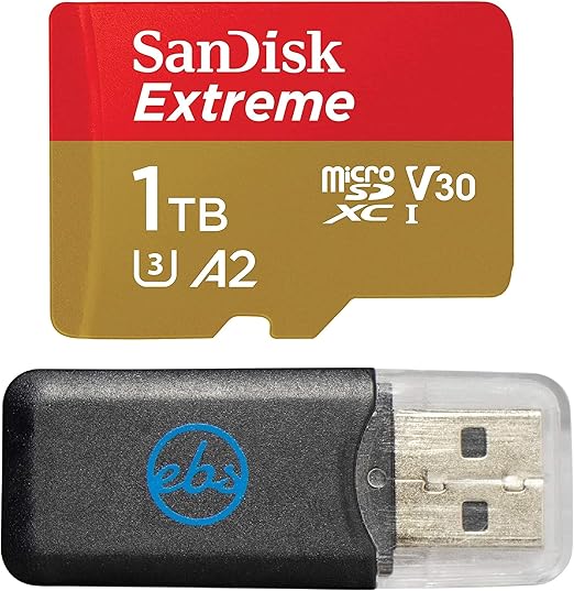 SanDisk 1TB Extreme MicroSDXC UHSI Memory Card for DJI Mini 3 Pro Also Works with DJI Remote
