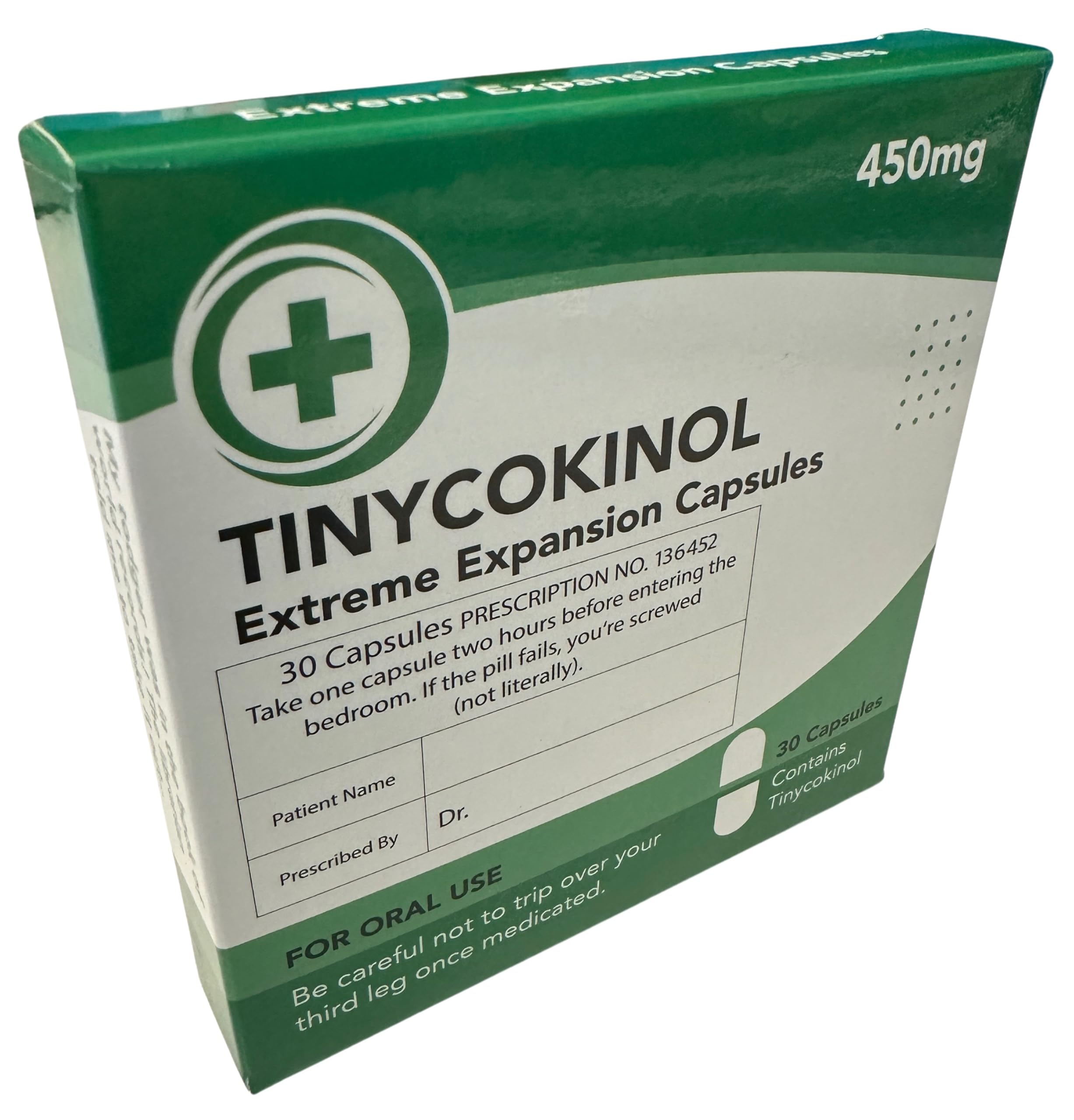 Diabolical DP1387 Tinycokinol - Joke Gifts for Men, Funny Secret Santa Gifts for Men Under 10 Pounds, Adult Stocking Fillers, Pranks for Adults, Funny Joke PIll Box