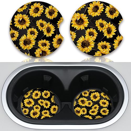 Miniatura 7 de Posavasos para Portavasos de Automóvil, Lindos Accesorios de Automóvil para el Interior de las Mujeres, Lindos Regalos de Accesorios de Automóvil