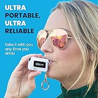 Vista 3 de BACtrack Alcoholímetro de llavero C6 Precisión de grado profesional Conectividad inalámbrica opcional para teléfonos inteligentes Compatible