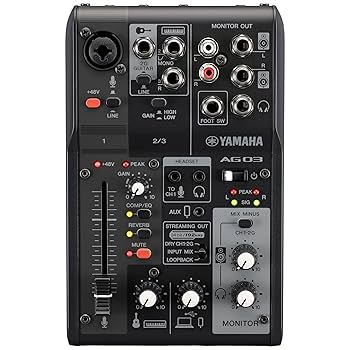AG03MK2 LIVE STREAMING PACK 配信セット AG03MK2 LSPK USB Loopback Live Streaming Kit - Yamaha USA