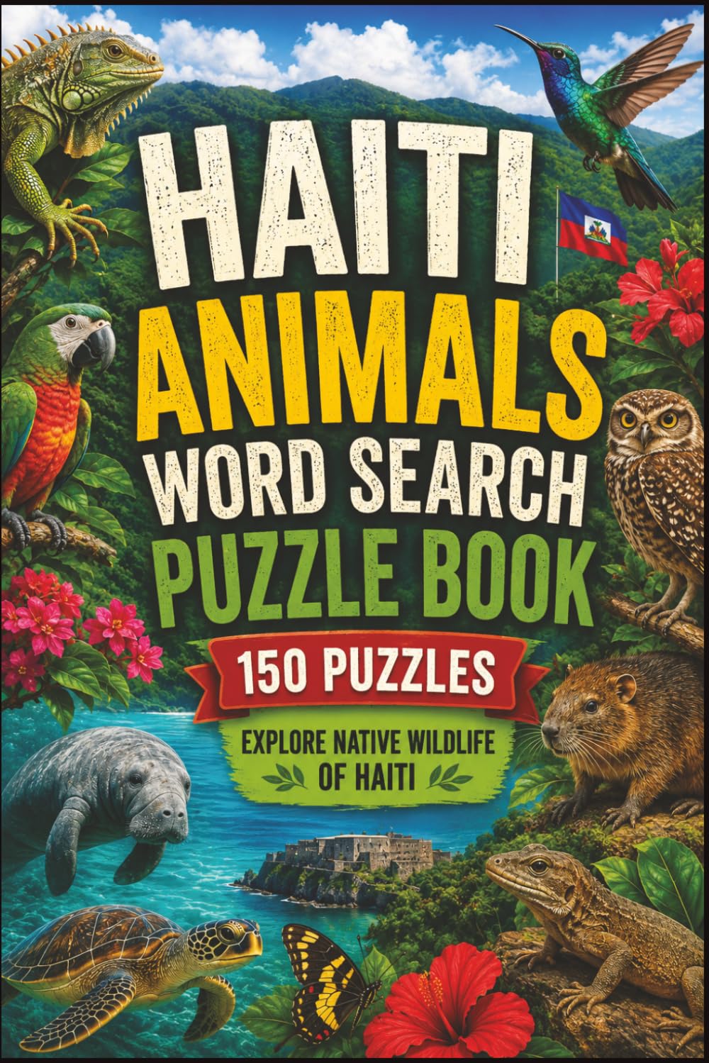 Animals of Haiti Word Search: 150 Wildlife-Themed Puzzles