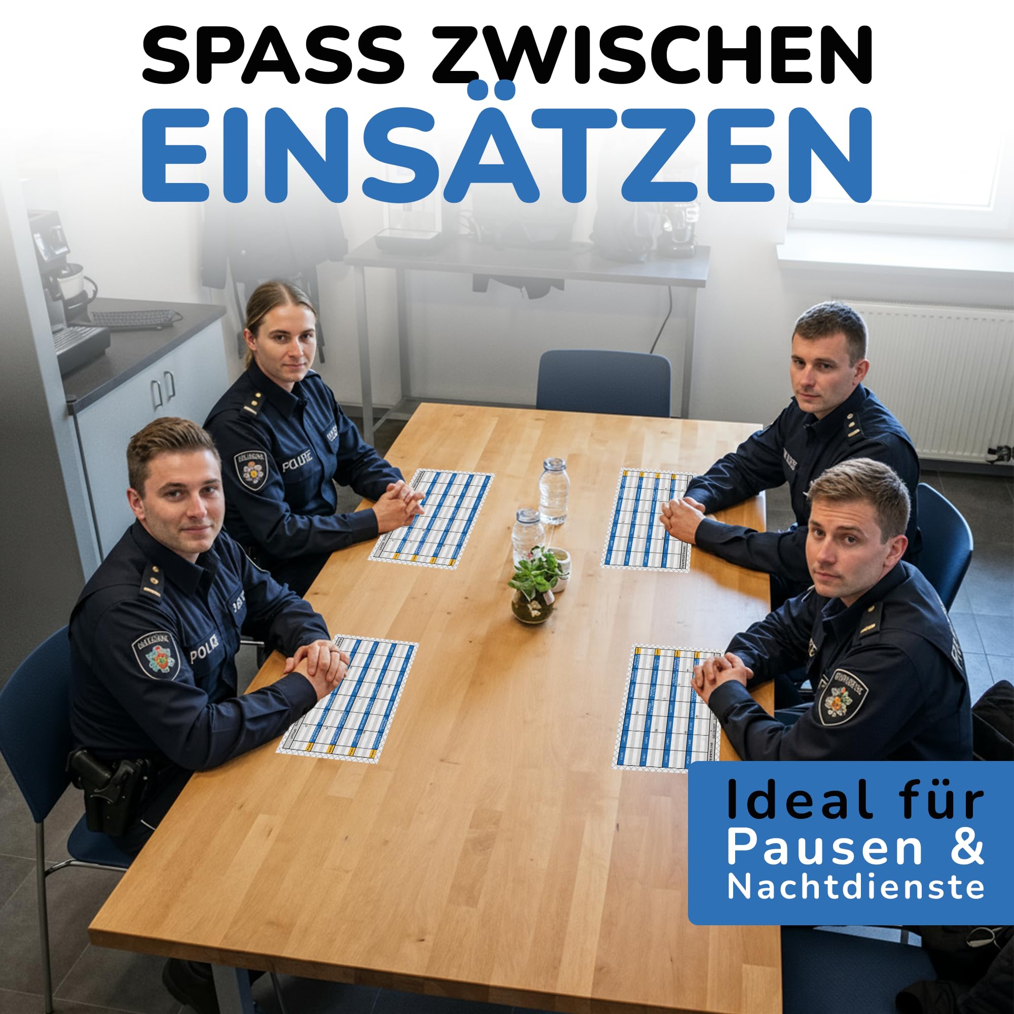 Polizei Rätzel Polizei Geschenk 50 Seiten DIN A4 Recycling Papier
