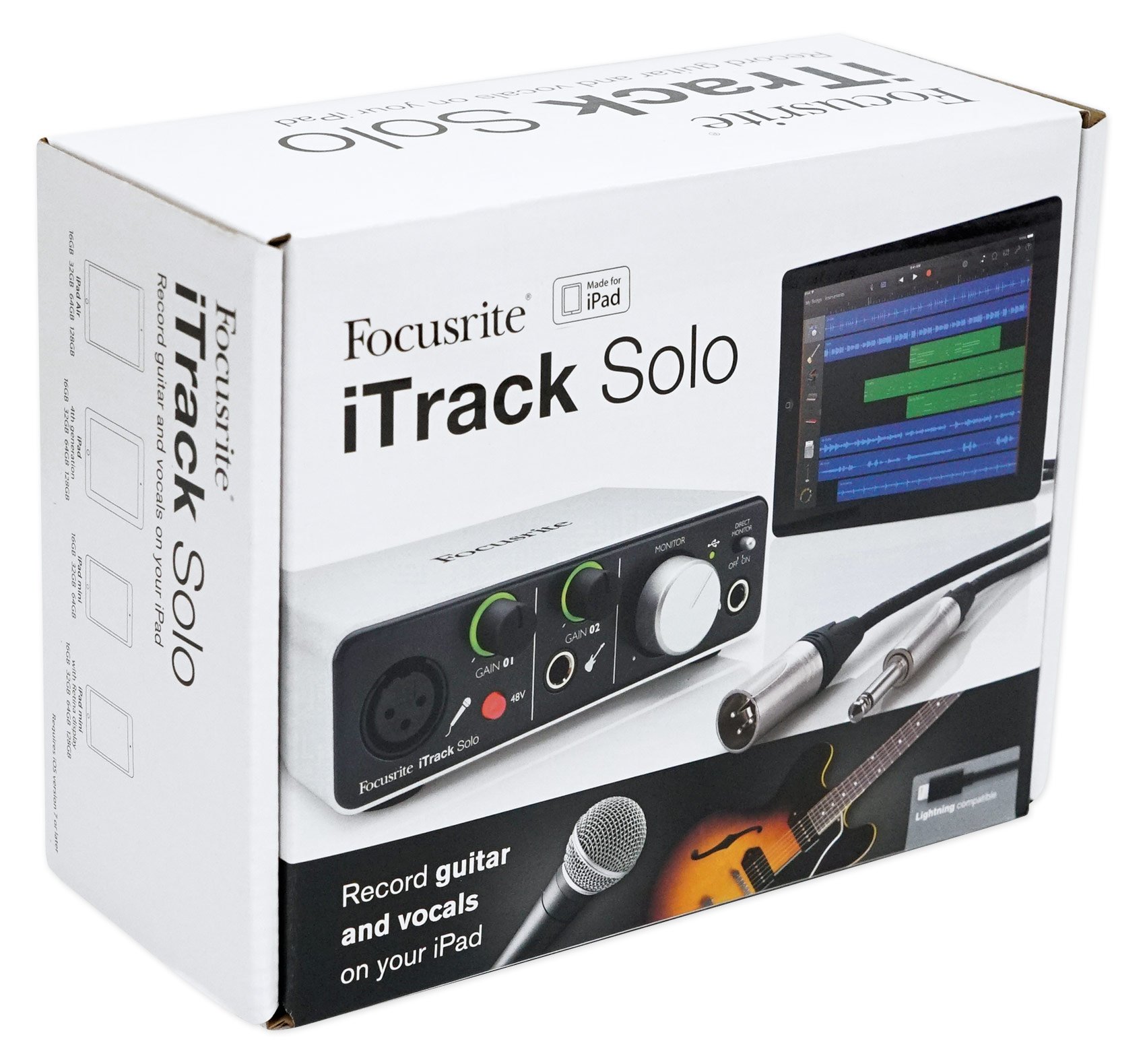 Amazon.co.jp: Focusrite ITRACK SOLO LIGHTNING USBオーディオ