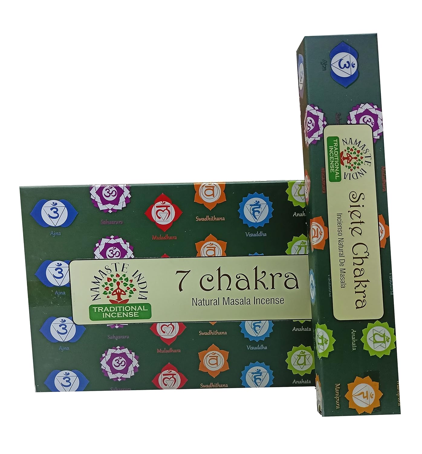 Namaste India 7 Chakra Natural Masala Incense Stick Agarbatti Long
