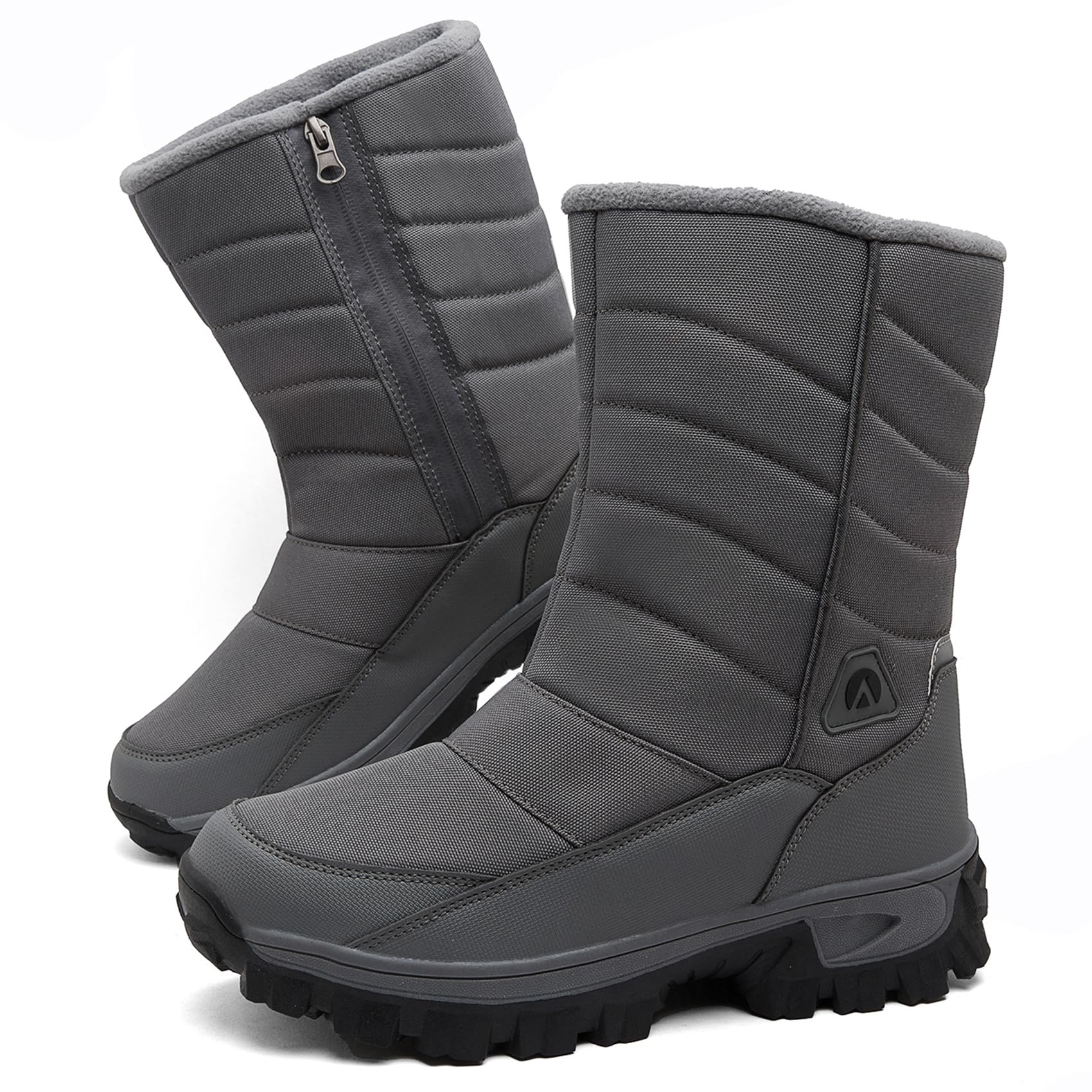 Botas de Nieve Hombre Impermeables Botines de Invierno Forro Cálido Antideslizante Botas de Senderismo