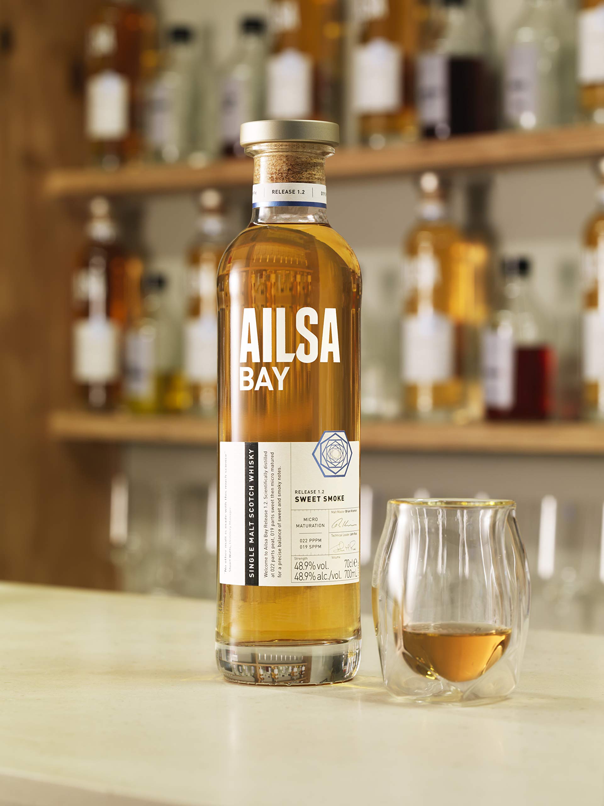 Ailsa Bay Sweet Smoke Single Malt Scotch Whisky, 70cl : Amazon.com