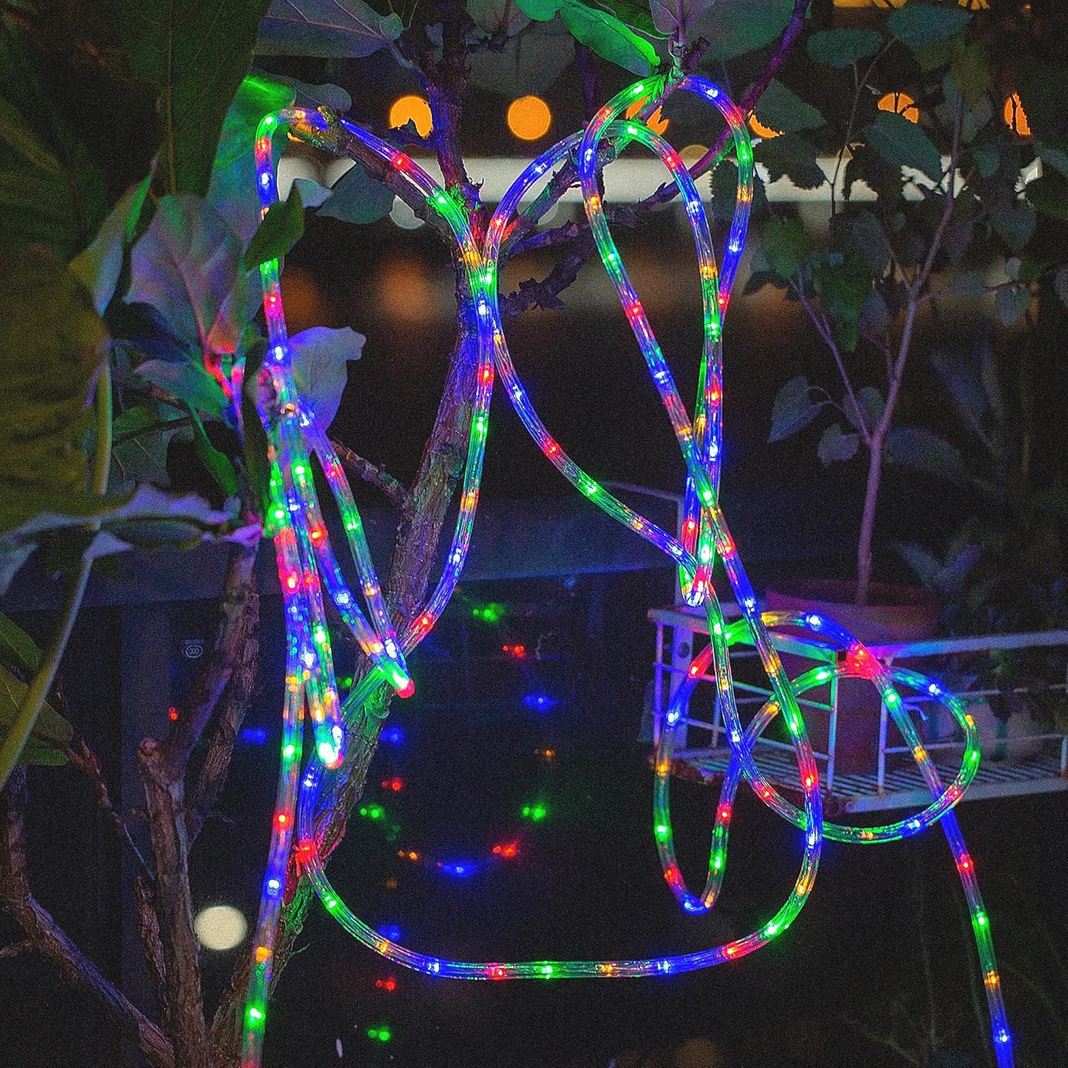 Guirlande lumineuse LED pour intérieur et extérieur, étanche, éclairage décoratif pour jardin, terrasse, fête, 15 m