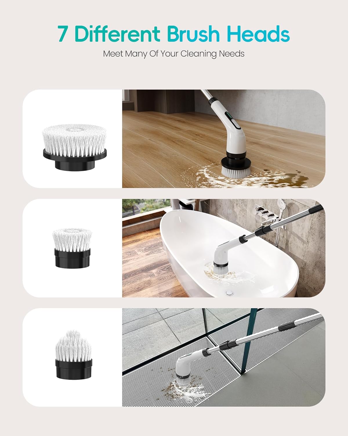 Perie electrică detalii și accesorii