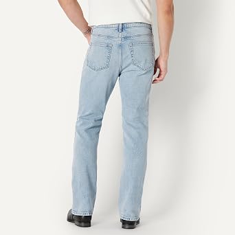 Amazon Essentials Men's Low Stretch Slim-Fit Bootcut Jeans