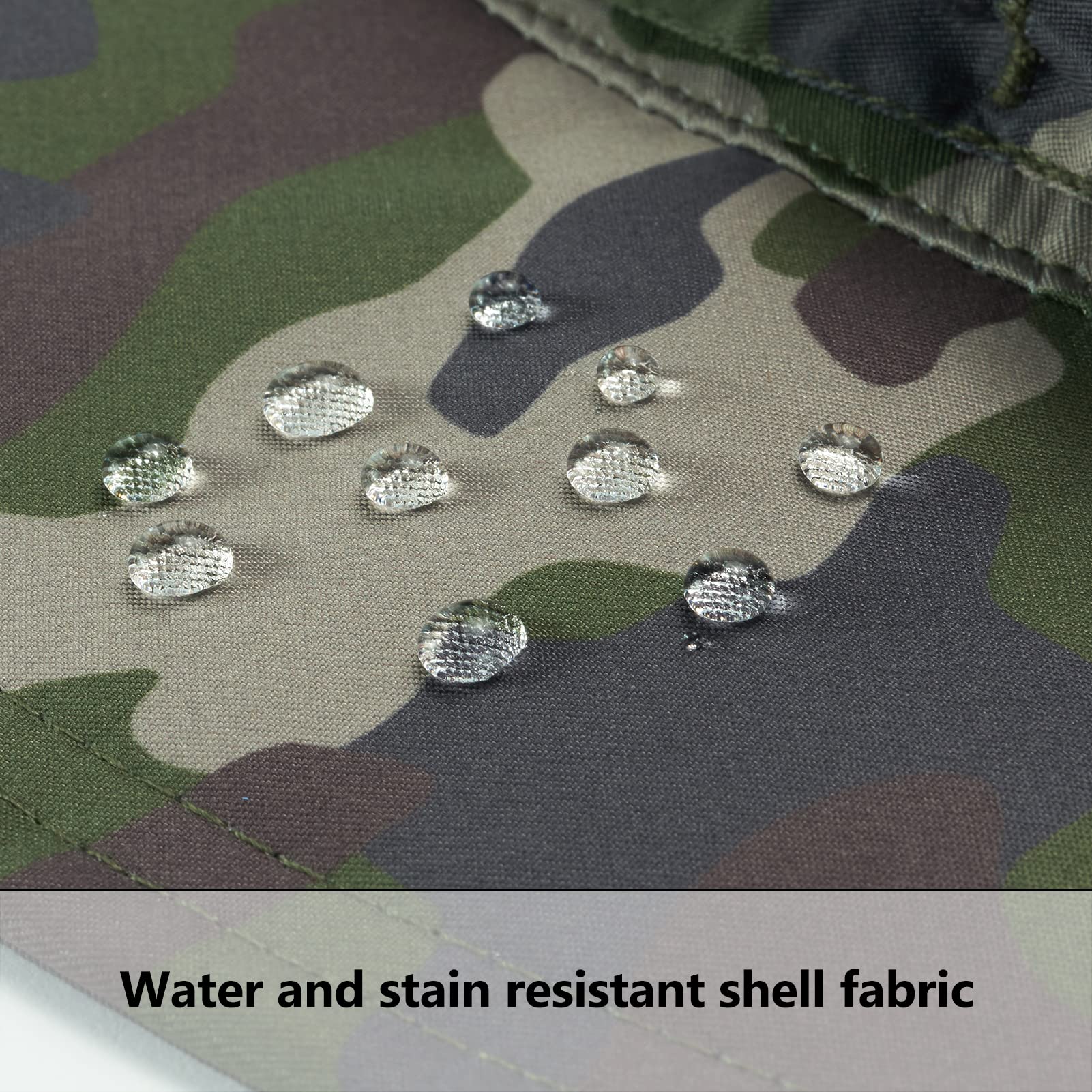 Bassdash UPF 50+ Sombrero de Pesca Solar Resistente al Agua con Solapa de Cuello Desmontable — view 7