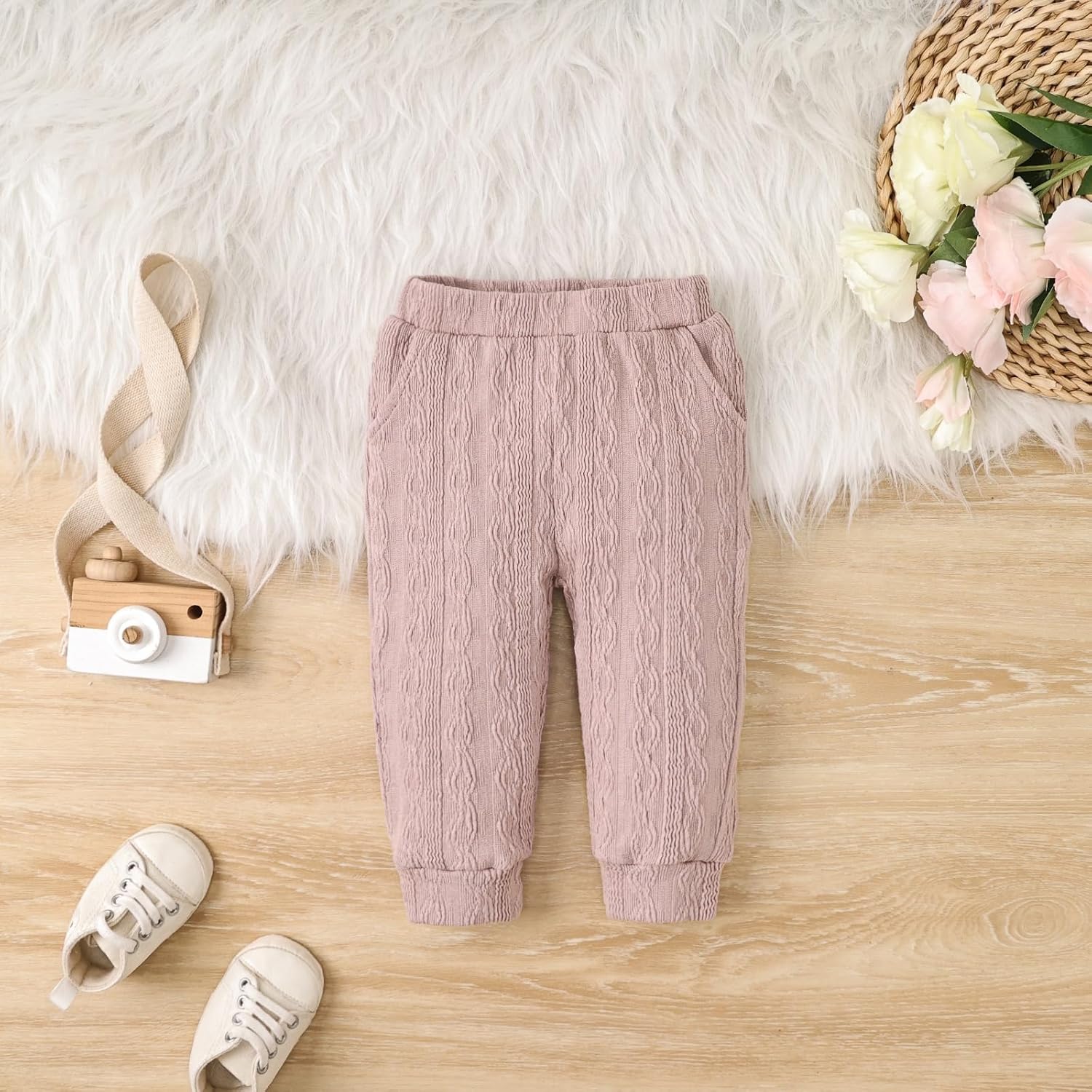 Baby Girl Clothes Outfits Fall Winter Ruffle Long Sleeves Cute Elephant Sweatshirt Pants Set 3-24 Months - Image 9