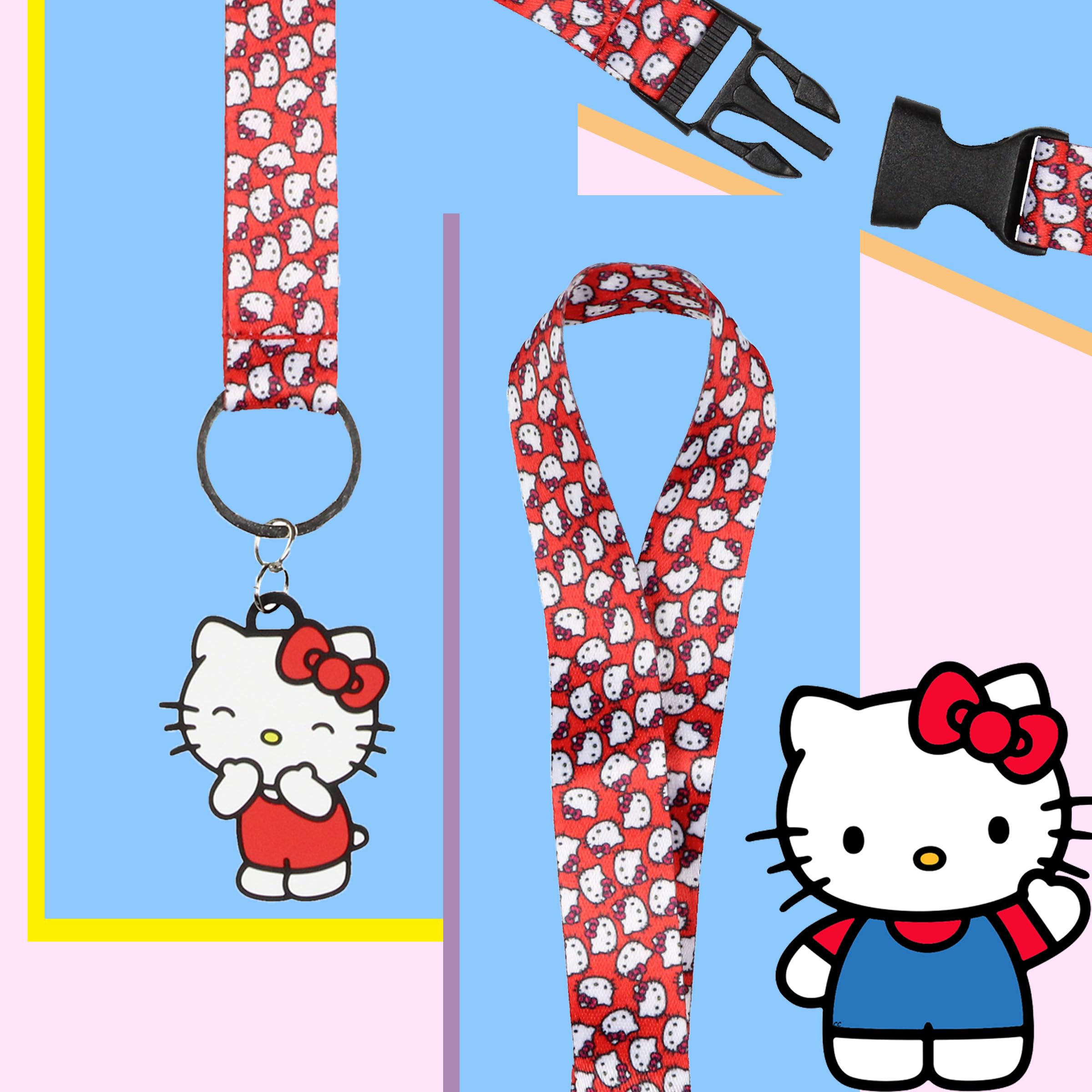 J*_様 HELLO KITTY 清里バージョン キーホルダー Amazon.com: Sanrio Hello Kitty All-Over Print Wrist Strap