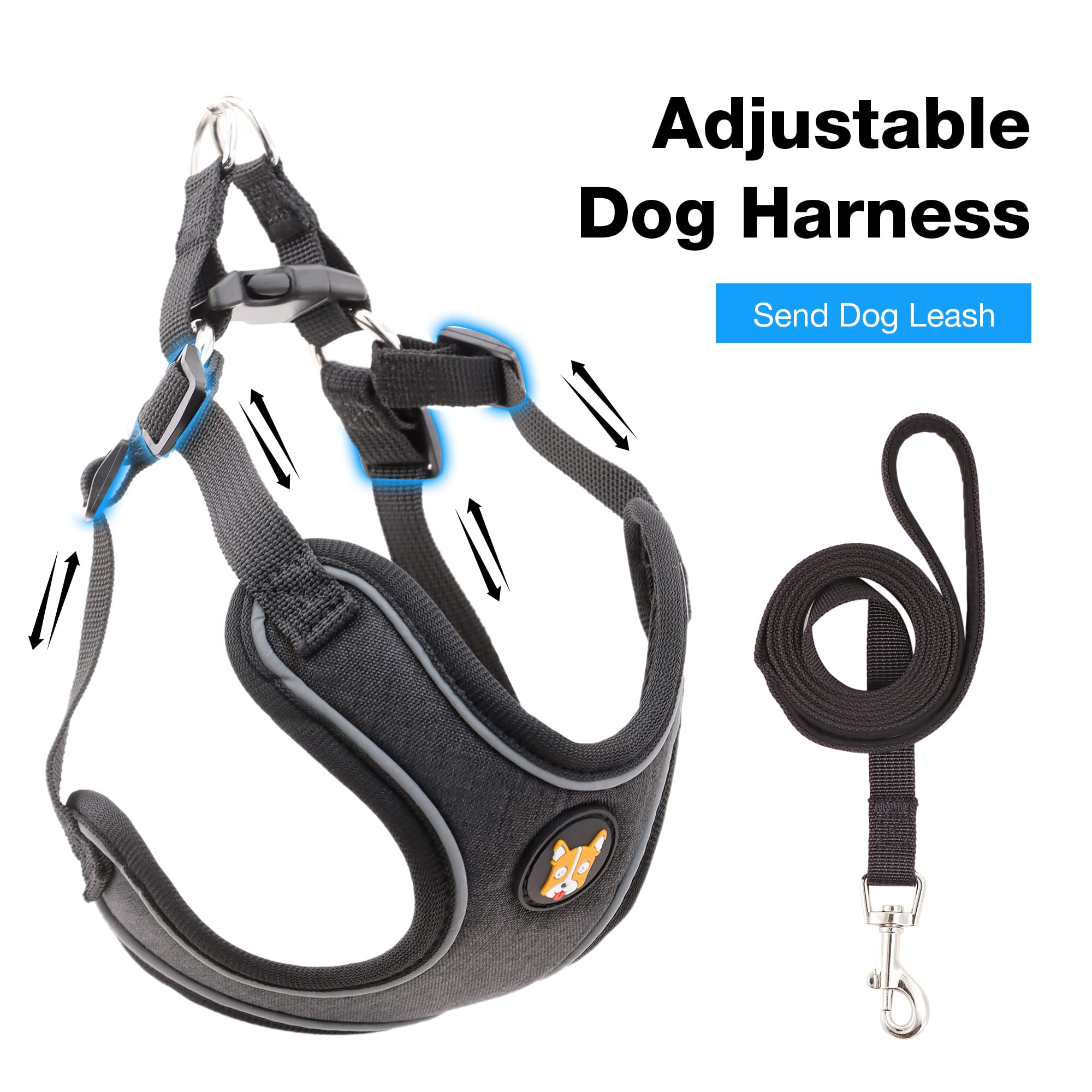 NEIGHBORHOOD DOG HARNESS M グレー Dog Harness - Black – Feature