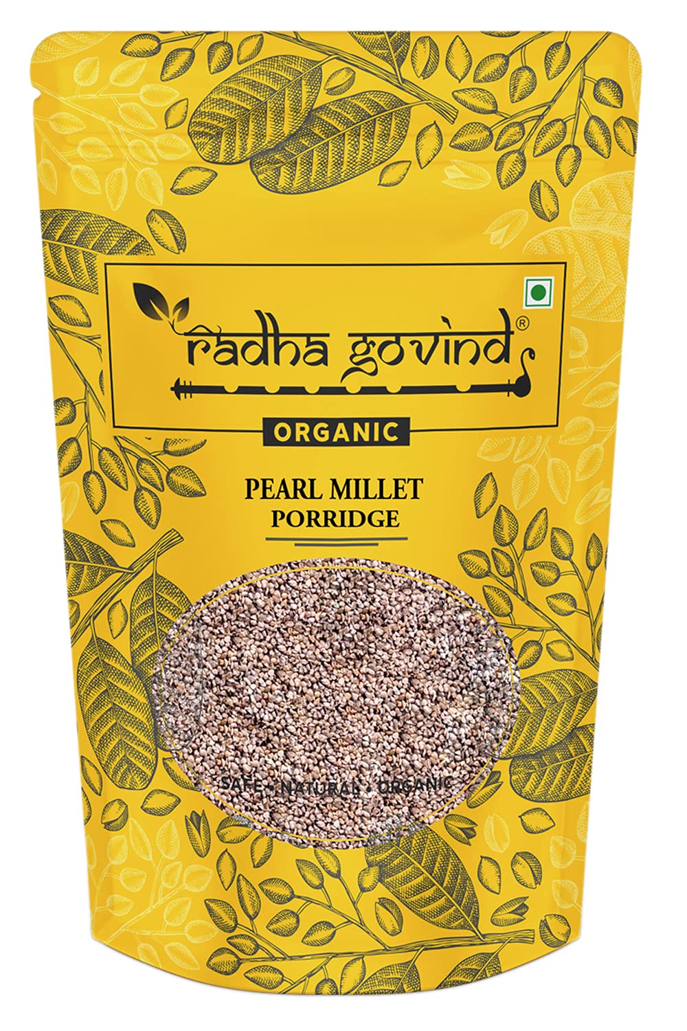 Radha Govind Organic Bajra Dalia(500 Gram,F114_500)