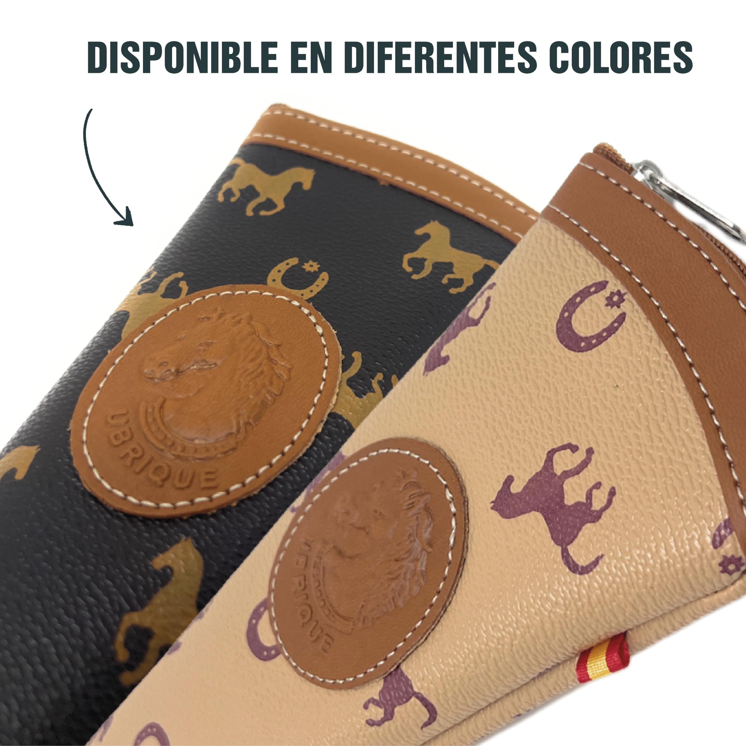Space Home - Fan Holder with Zipper - Leather Fan Case - Fan Protector Case - Protective Bag, design 2, Estándar, Modern - Image 4