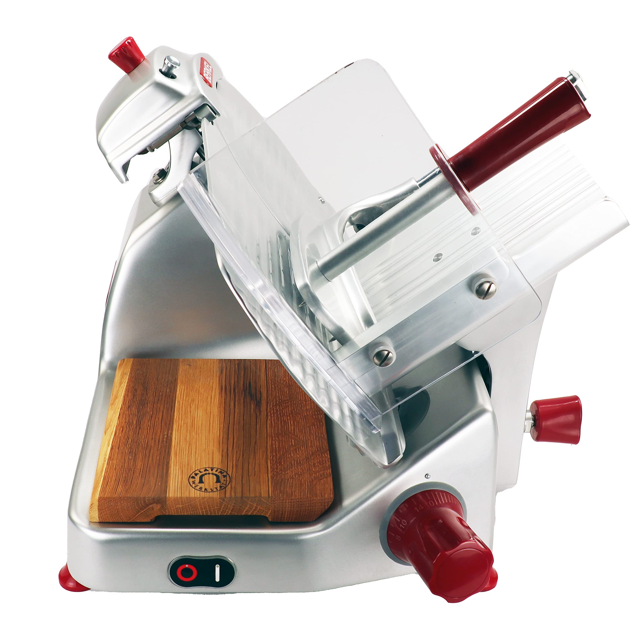 Berkel Pro Line XS 25 Professionele snijmachine voor je keuken handgemaakte houten plank, zilverkleurig