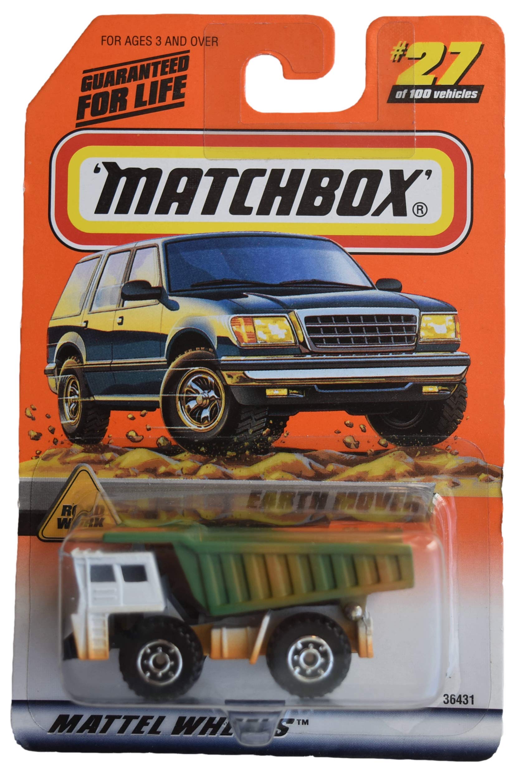 Matchbox Earth Mover, White/Green #27