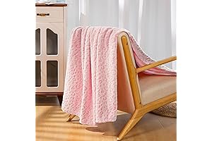 Vessia Pink Leopard Print Blanket: Comfort and Style