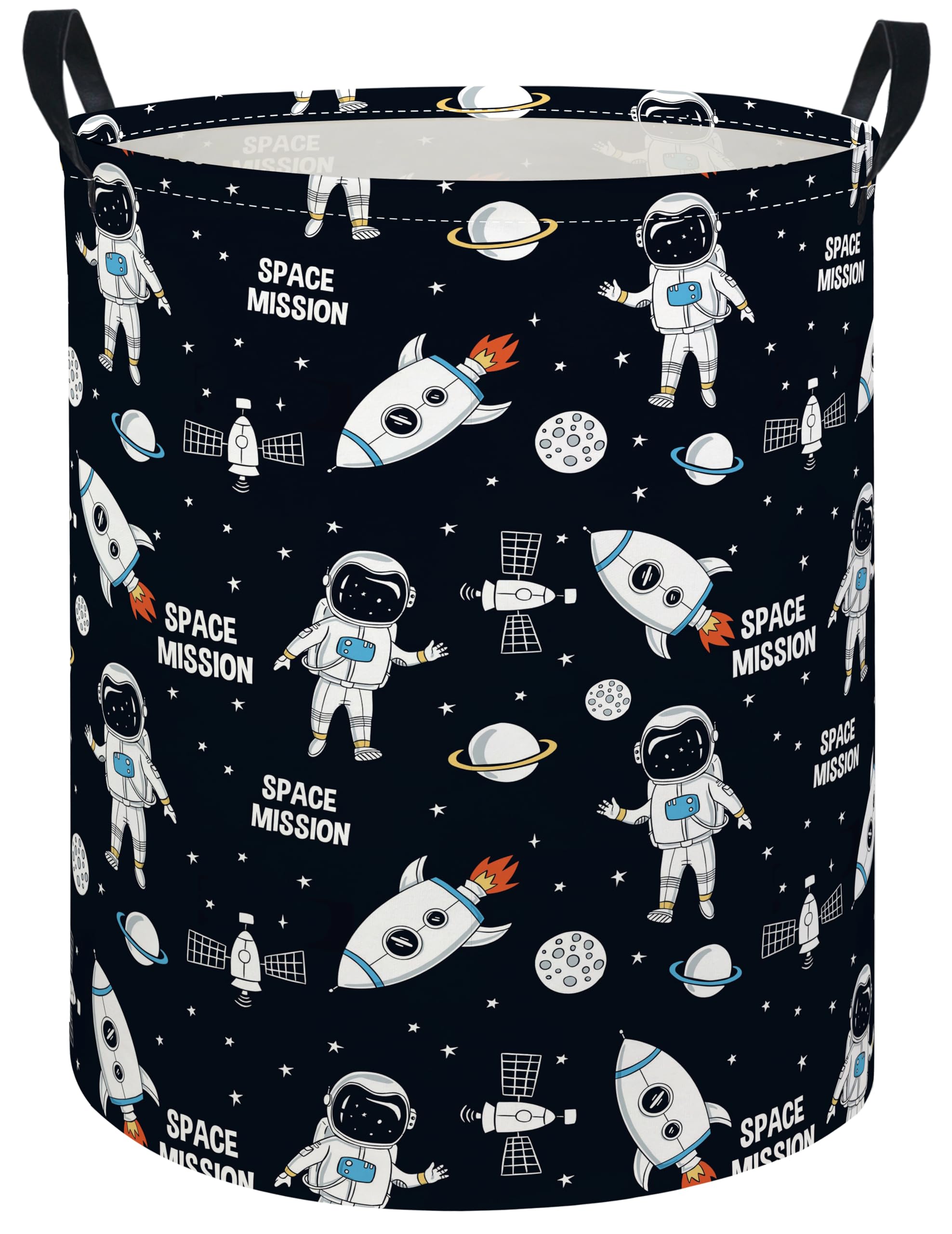 Baby Laundry Hamper kids laundry Basket Waterproof Laundry Bag for Bedroom Clothes Organizer Room Décor(Astronaut)