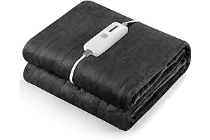Electric Heated Blanket Full Size 72" x 84" Double Flannel Heated Blanket