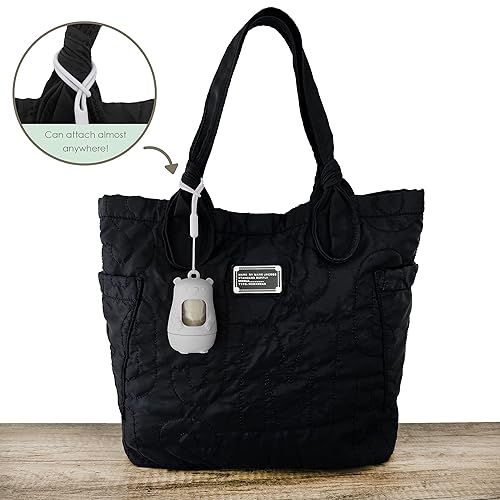 Miniatura 4 de Teddy Bear - Dispensador de bolsas de pañales  Bolsas de basura sobre la marcha con correa de silicona  15 bolsas de excremento de bebé sin perfume