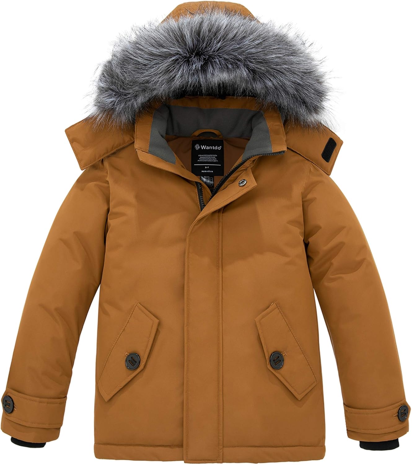 Boys quilted parka jacket Clearance