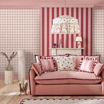 Cath Kidston Painted Gingham Pink