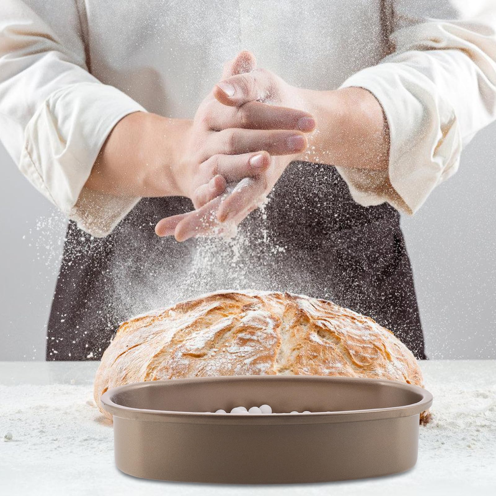 Didiseaon Piedra para Horno de Cerámica Natural 500 G Forma de Corazón, Peso para Hornear Tartas y Pan, Piedra Refractaria para Pizza y Corteza Crujiente en Horno Doméstico