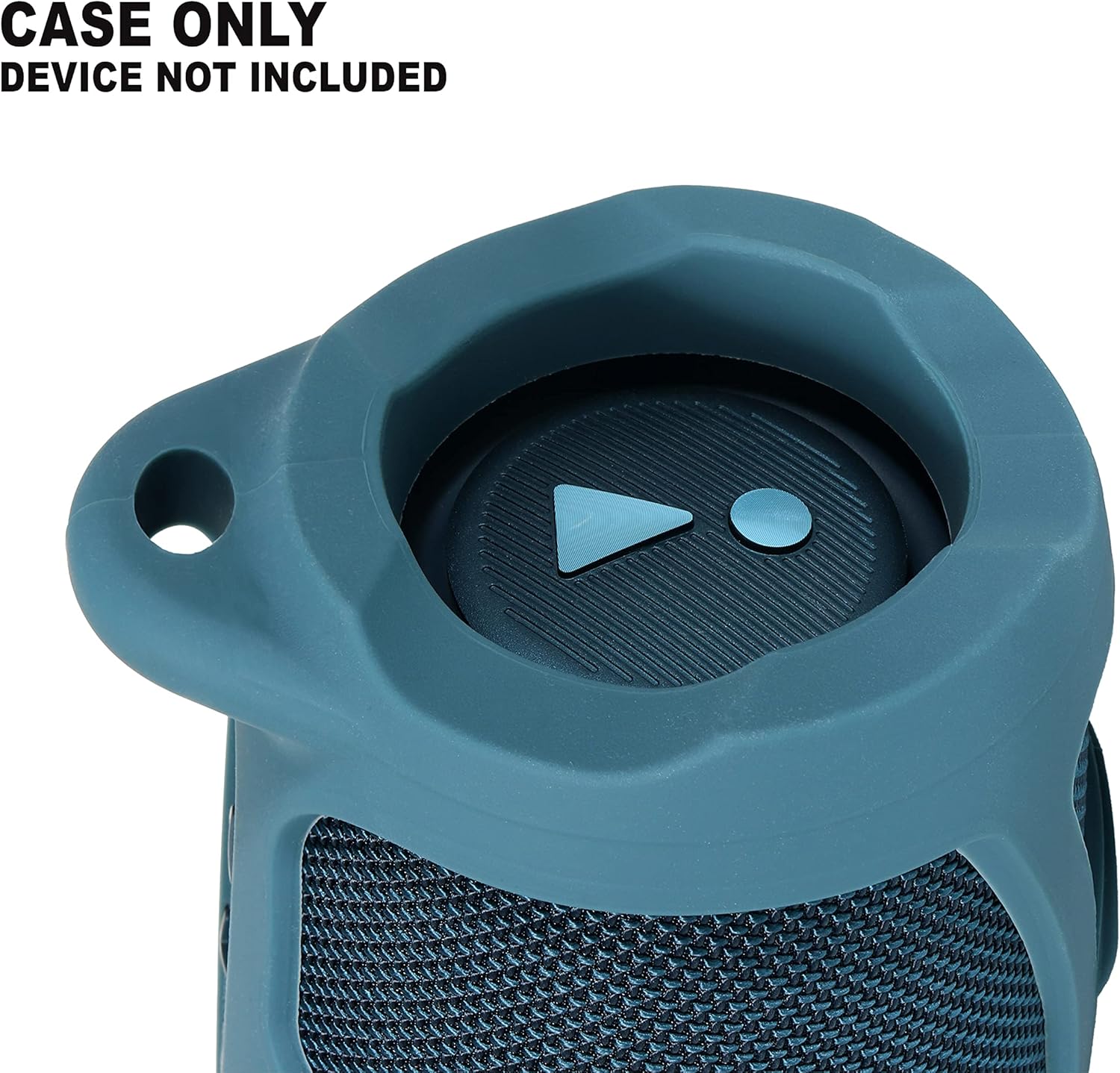 Silicone Cover Skin for JBL Charge 5 - Portable Bluetooth Speaker, by Alltravel, Portable Full Protection Solution, Customized Skin with Color and Shape Matching, for Charge 5 only (Blue)