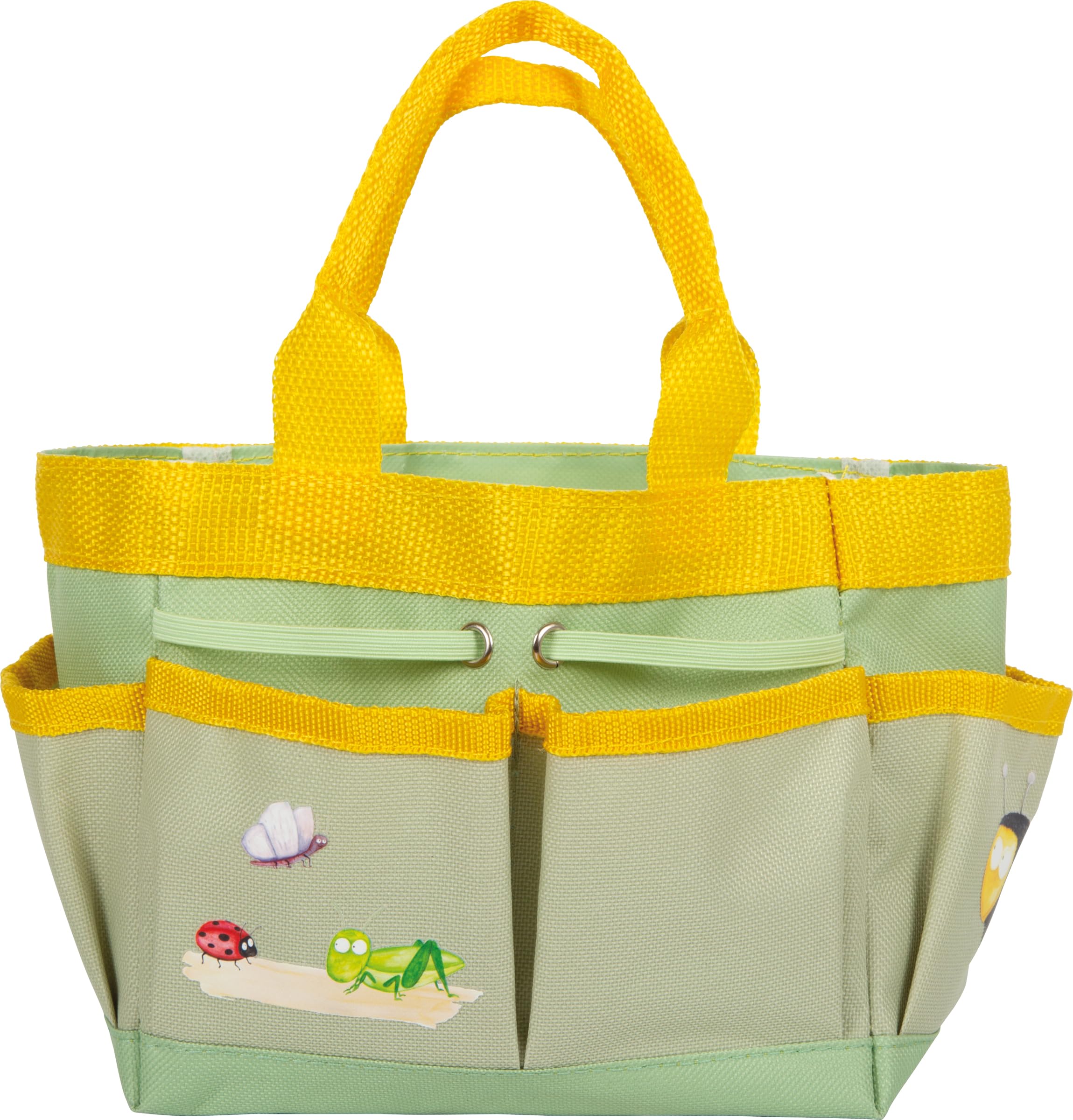 small foot Bolsa Herramientas de jardín Tiny Garden Infantil Madera Metal, a Partir de 3 años, 12664, Multicolor
