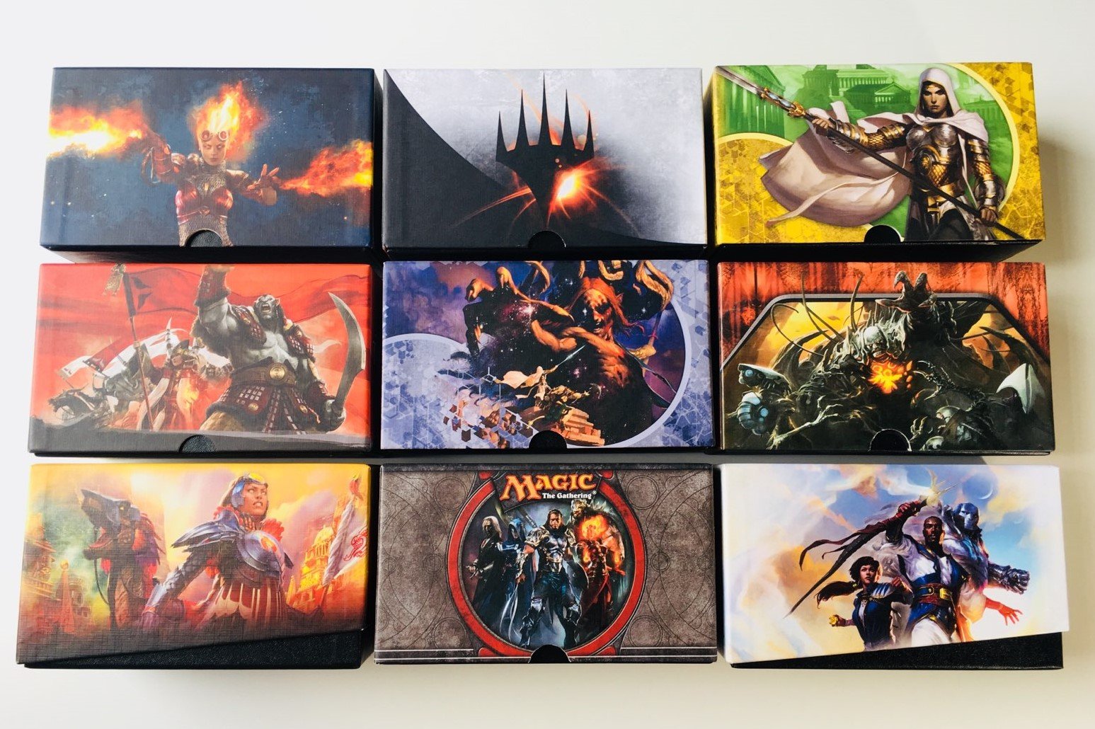 Set of 3 Empty Random Magic: The Gathering MTG Fat Pack Bundle Boxes for  Storage : Amazon.com.au: Stationery & Office Products