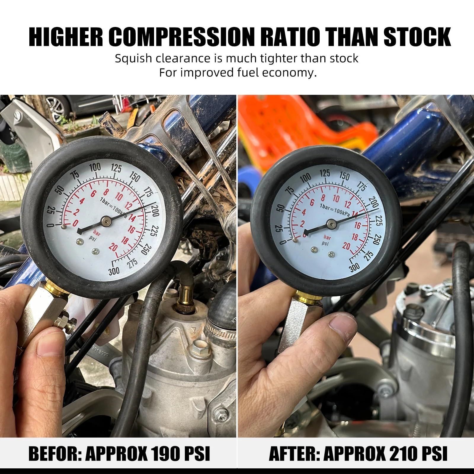 Kit revisione completo motore Adatto per EXC 300 XCW XC-W 300 Adatto per TE 300 Adatto per Gasgas EC 300 2024 2025 Testata motore Testata superiore Kit copertura protezione Kit Guarnizioni per motore