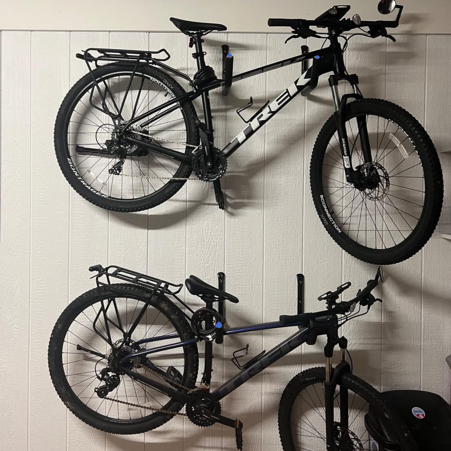 Ganci resistenti da 32 cm per garage, montaggio a parete, per kayak, canoa, tavola da surf, snowboard, scala, sedie pieghevoli, biciclette e attrezzi (6 pezzi)