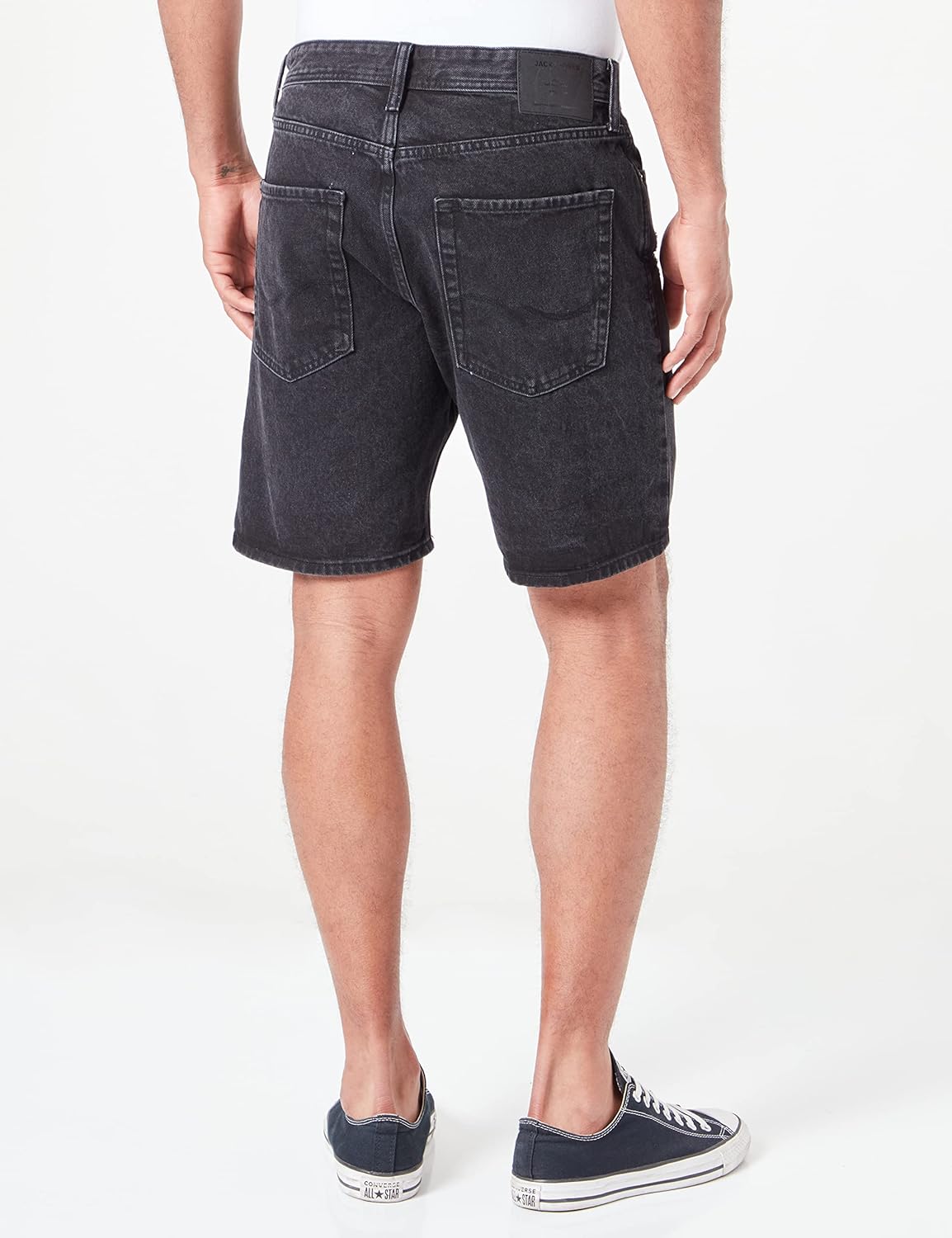 Jack & Jones JJIRICK JJICON IK MF - Denim shorts - blau