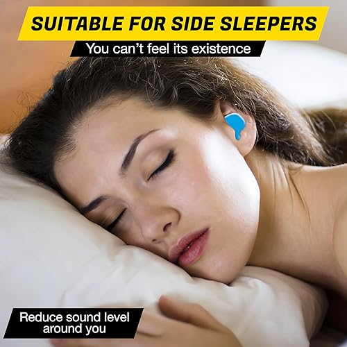 Miniatura 4 de 12 pares de tapones de silicona moldeables suaves en 2 cómodas cajas de almacenamiento de viaje para dormir, nadar, ronquidos, conciertos de música,