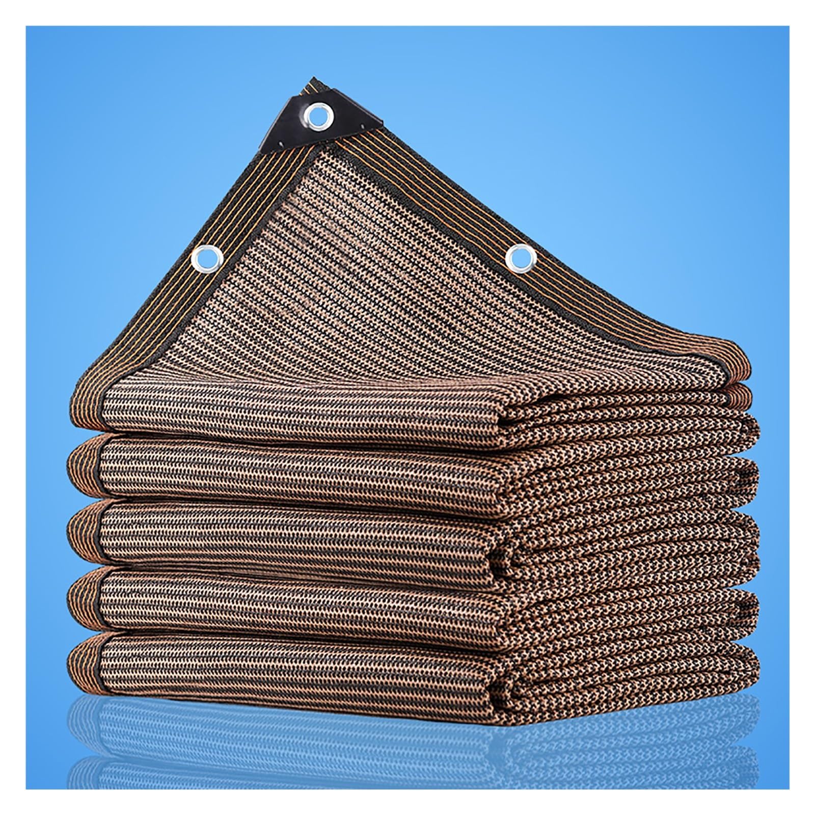 Toile d'ombrage 80% en maille avec oeillets pour serre et jardin