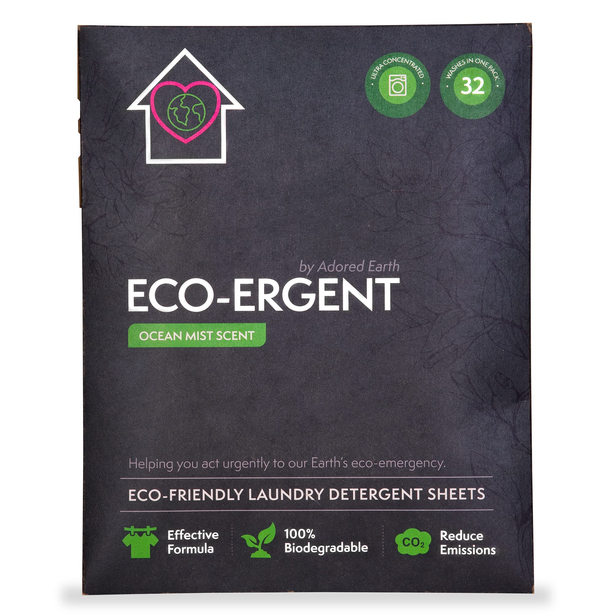 Buy Adored Earth Eco Laundry Sheets Replace Washing Detergent (Liquid