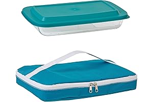 Servappetit Medium Rectangular Baking Dish with Insulated Bag and Lid