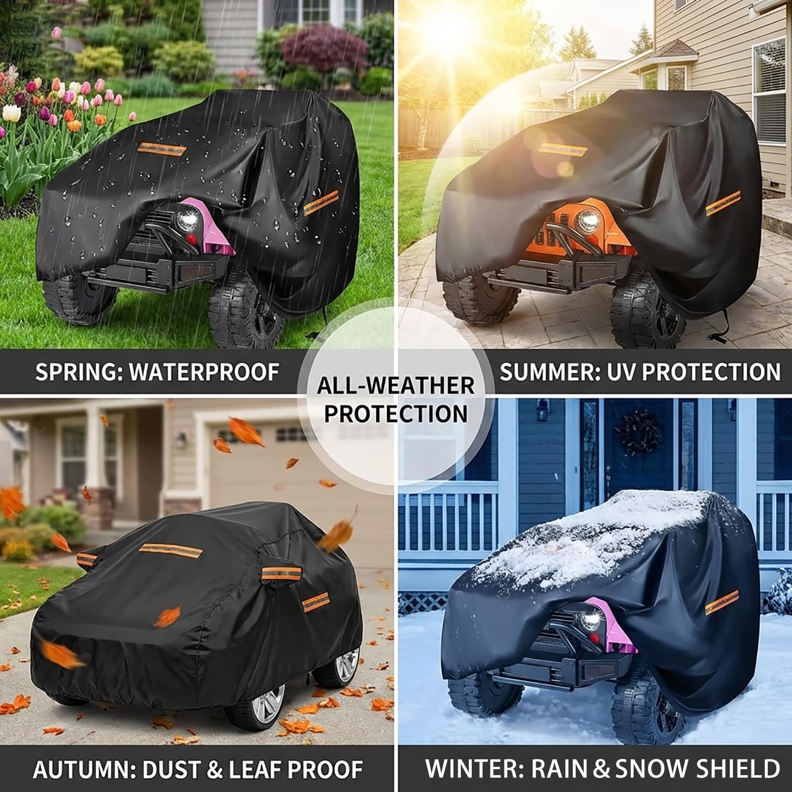 Kids Ride On Car Cover for Peg Perego Polaris RZR 900 2016-2026, Water Resistant Outdoor Protection Cover for Electric Ride On Toys, Dust Resistant Shelter : Automotive