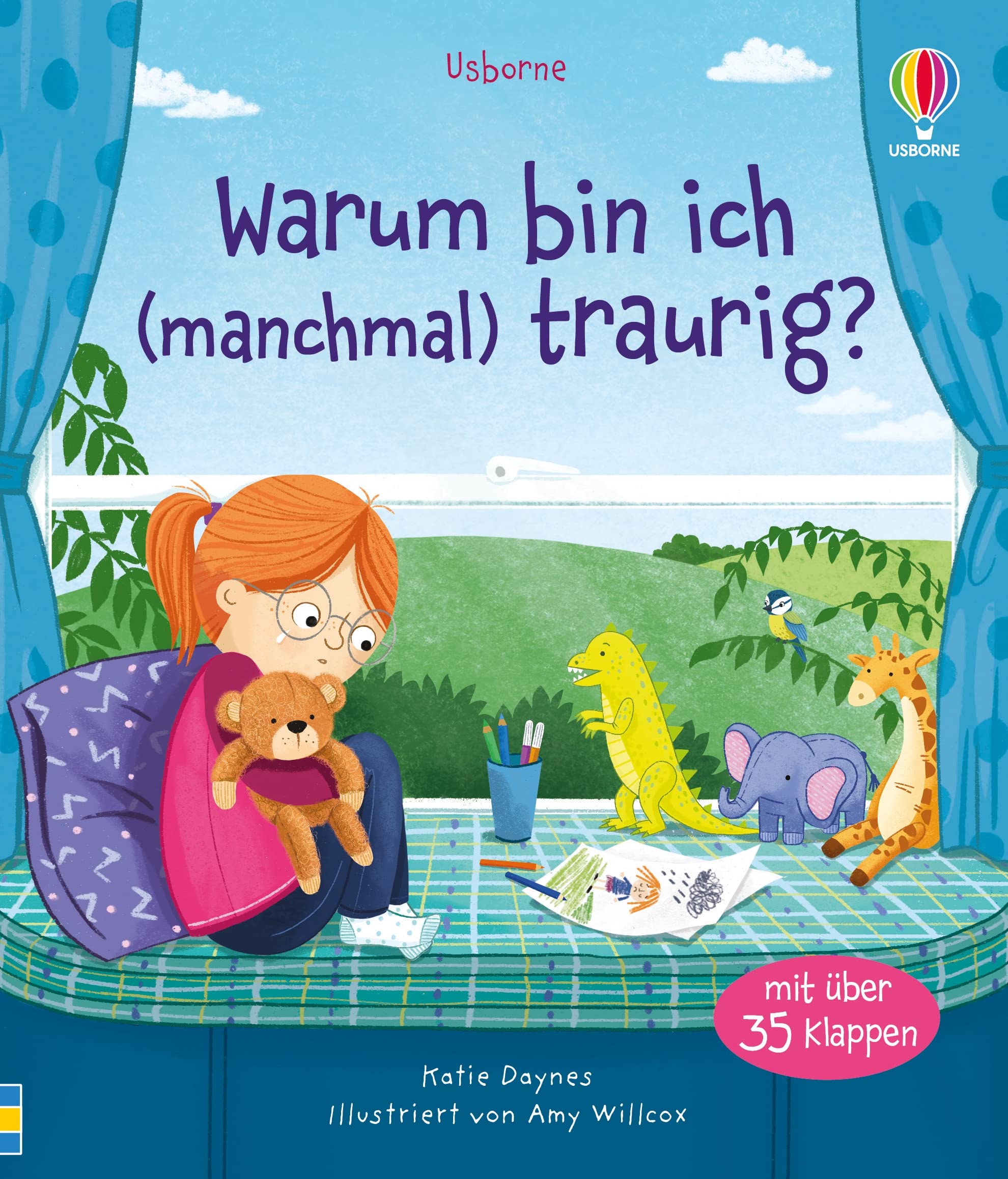 Warum bin ich (manchmal) traurig?: Sachbilderbuch mit Klappen zum Thema Traurigkeit – ab 3 Jahren (Aufklappen-und-Gefühle-verstehen-Reihe)