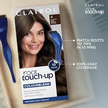Clairol Root Touch-Up Permanent Hair Dye, 6A Light Ash Brown